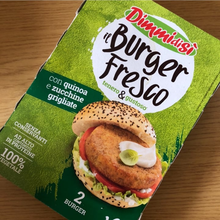photo of Dimmidisi Burger con quinoa e zucchine grigliate shared by @frappa on  13 Dec 2022 - review