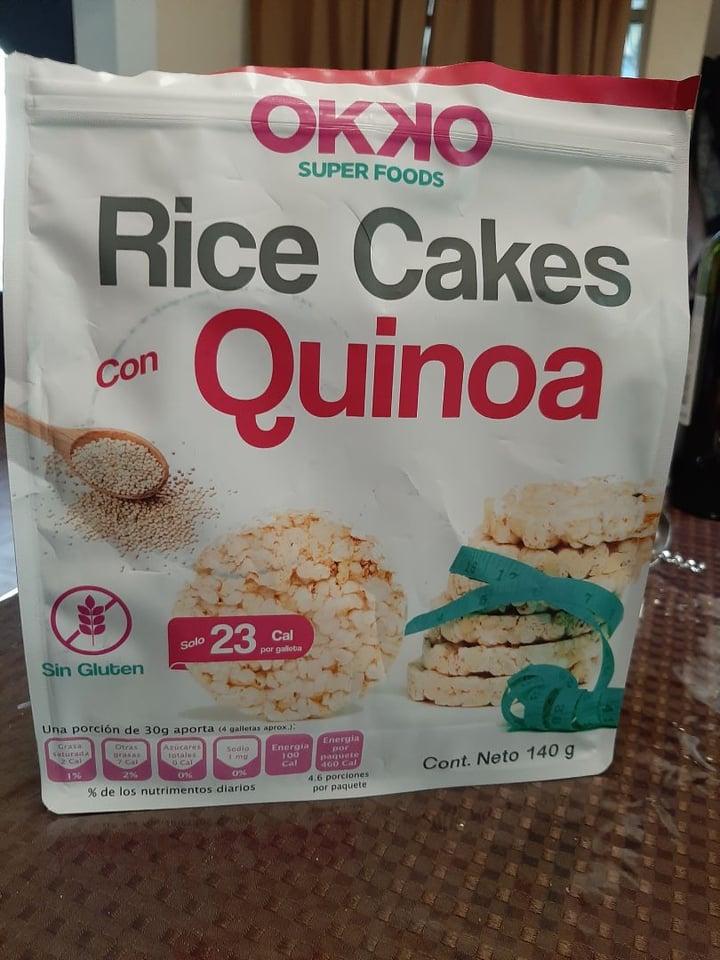 photo of Okko Super Foods Rice Cakes con Quinoa shared by @ichbinangie on  06 Jan 2020 - review
