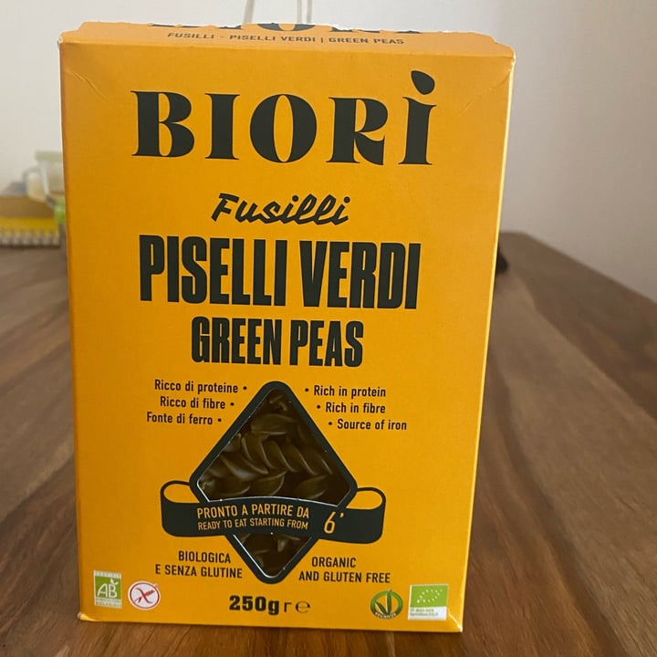 review photo of Biori Fusilli Piselli Verdi Green Peas shared by @sybils1 on 20 Oct 2022 - review