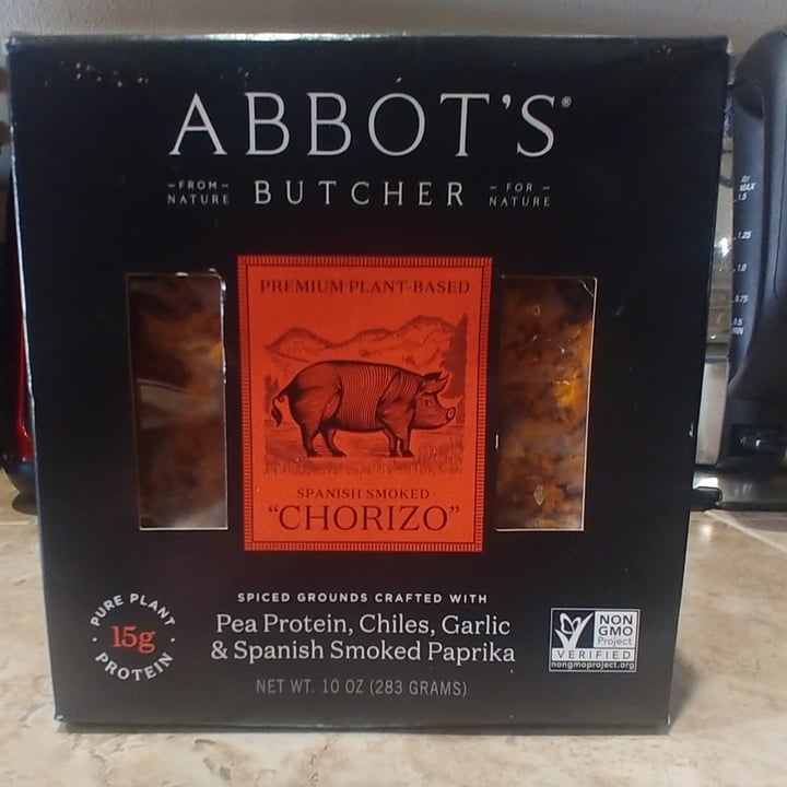 photo of Abbot's Butcher "Chorizo" shared by @livewithintegrity on  30 Jan 2022 - review