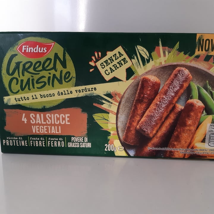 photo of Findus 4 Salsicce Vegetali shared by @yuio on  27 Jul 2021 - review