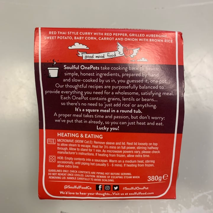 review photo of Soulful Thai Red Vegetable Curry with Brown Rice shared by @tsollis on 07 Apr 2022 - review