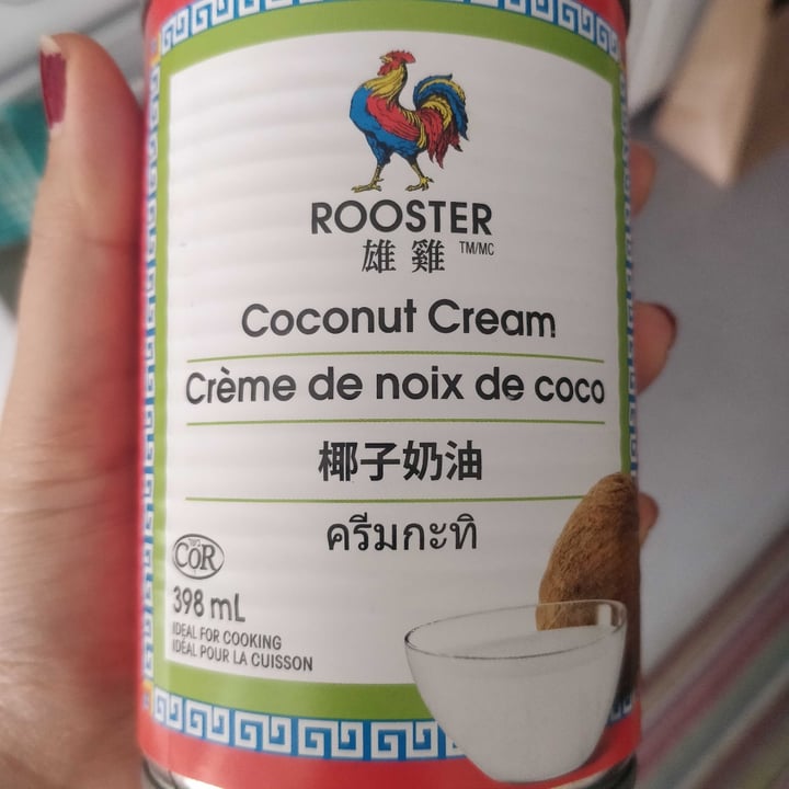 photo of Rooster Coconut cream shared by @veganshenanigans on  24 Apr 2020 - review