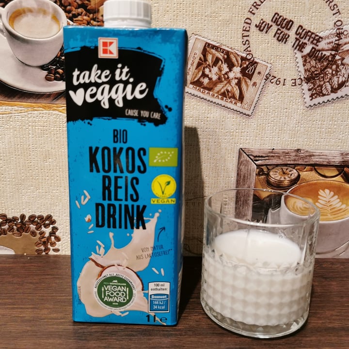 Kaufland Take it Veggie Bio Kokos Reis Drink Review abillion