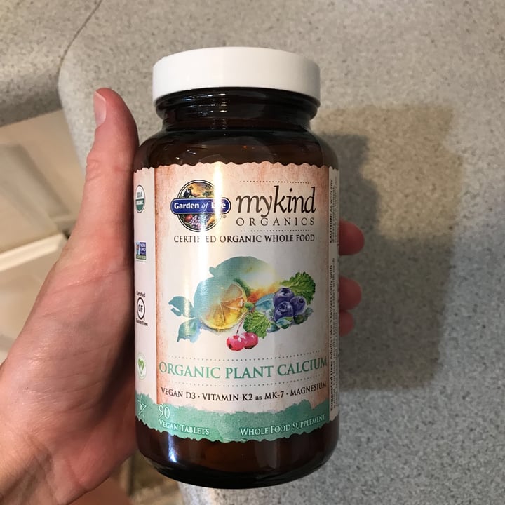 photo of Garden of Life Mykind Organic Plant Calcium shared by @rbrackett on  23 Aug 2021 - review