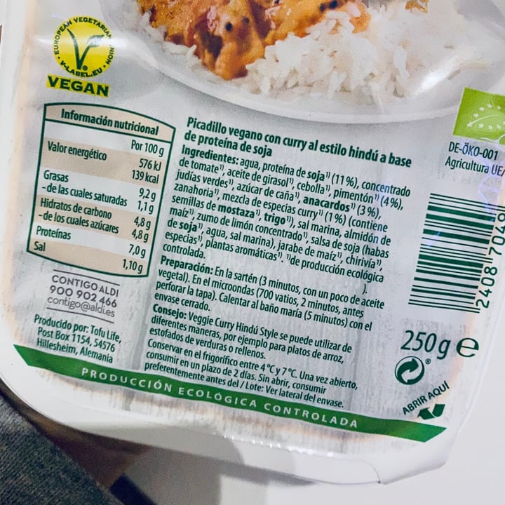 photo of GutBio Veggie curry Hindú style shared by @mikelpro on  06 Mar 2021 - review
