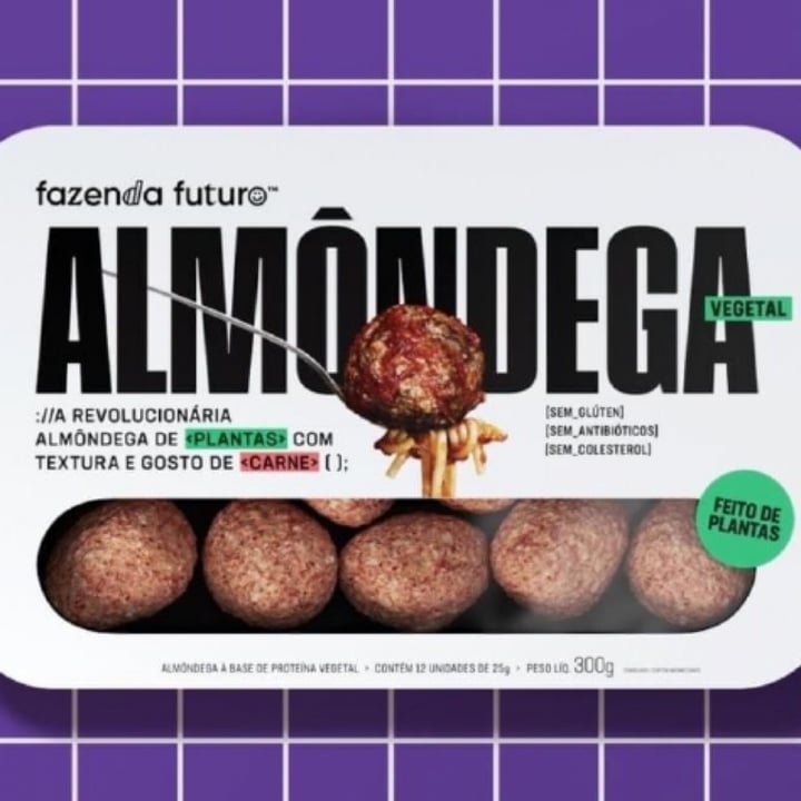 photo of Fazenda Futuro - Future Farm Almôndega Vegetal shared by @lunachiarello on  05 May 2022 - review