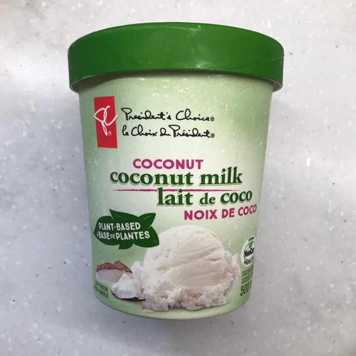 photo of President's Choice Coconut Dairy-Free Coconut Milk Frozen Dessert shared by @natalieintven on  14 Aug 2019 - review