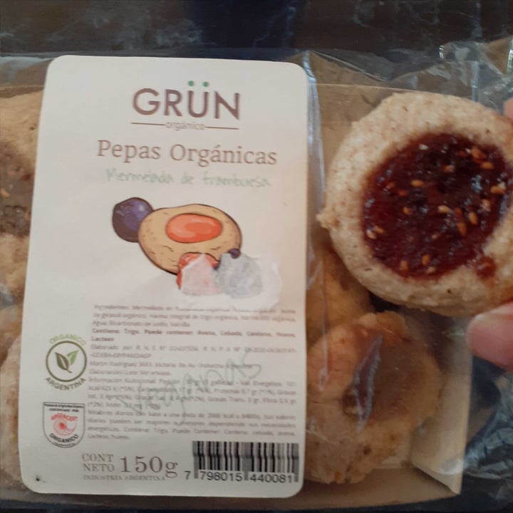 photo of Grün Orgánico Pepas Con Mermelada De Frambuesa shared by @veritosca on  24 Apr 2021 - review