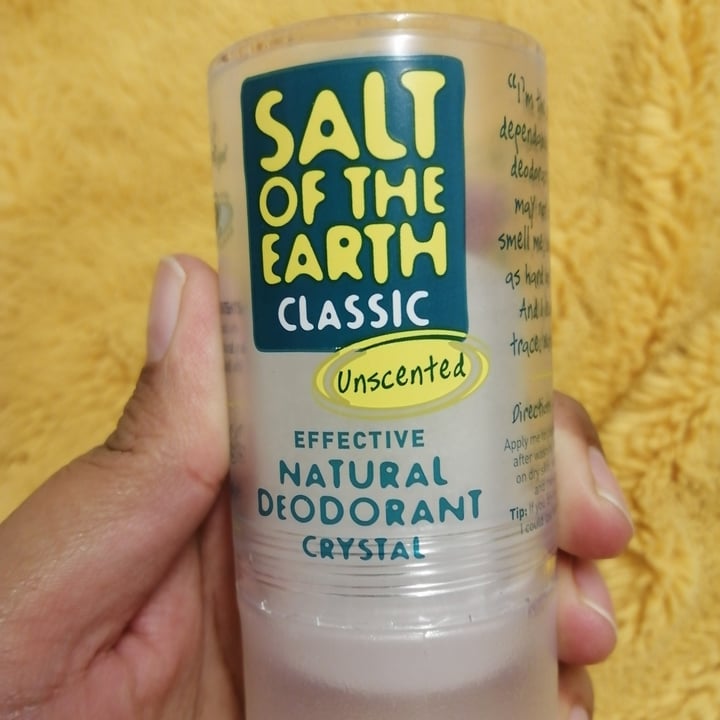 photo of Salt of the Earth Unscented Natural Deodorant Classic shared by @halimashah on  20 Dec 2021 - review