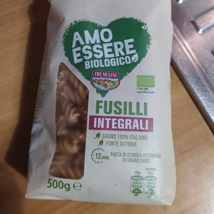 photo of Amo Essere Veg Fusilli integrali shared by @daniela16 on  21 Apr 2022 - review