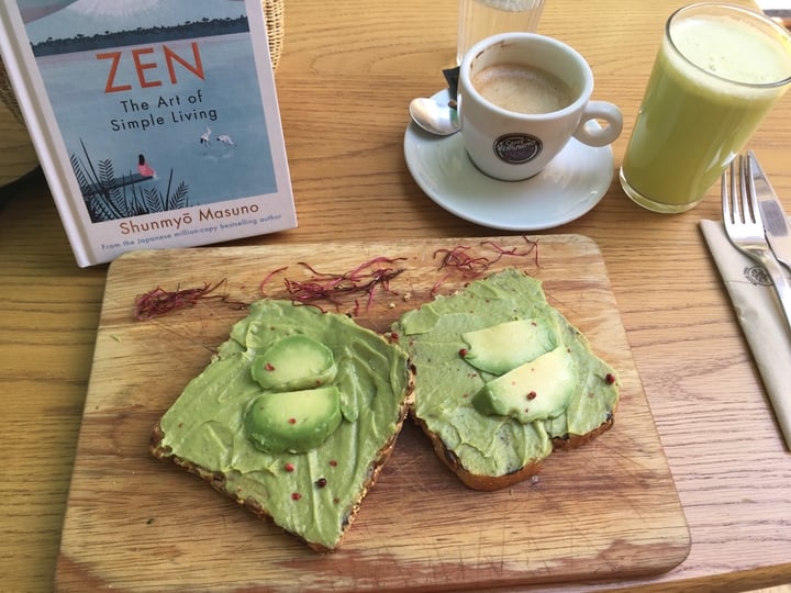 review photo of Materia Cafe Avocado Toast shared by @meganemily on 02 Sep 2020 - review