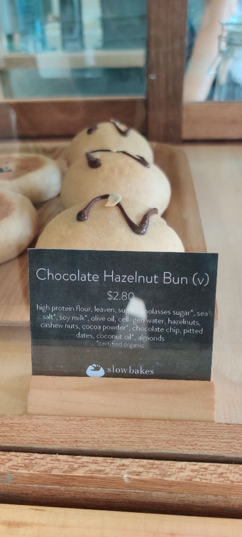 photo of Slow Bakes Chocolate Hazelnut Bun shared by @fourdollars on  04 Apr 2020 - review