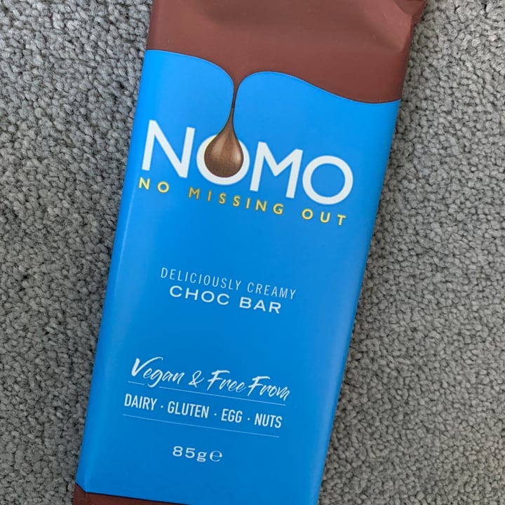 review photo of NOMO Creamy Chocolate Large Bars shared by @brookemarshall20 on 17 Feb 2021 - review