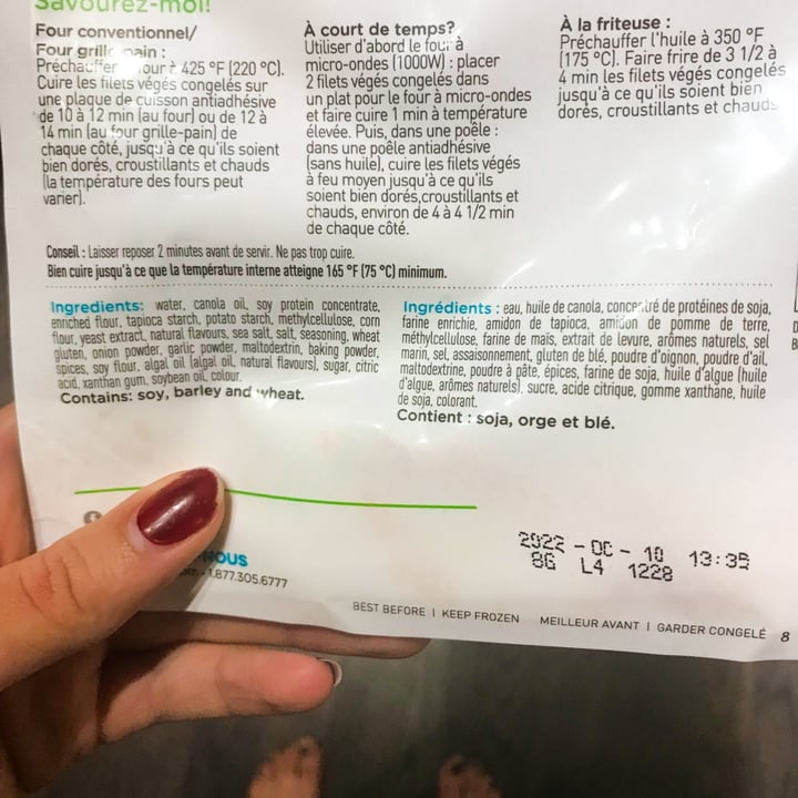 review photo of Gardein Golden Plant Based F'sh Filets shared by @illusionist on 08 Jun 2022 - review