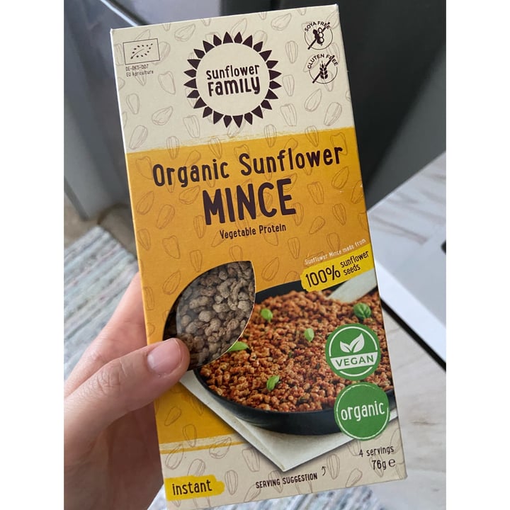 photo of Sunflower family Organic Sunflower Mince shared by @misssedgwick on  05 Mar 2021 - review
