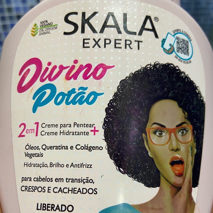 photo of Skala Creme para pentear + hidratante shared by @gleice on  27 Apr 2022 - review