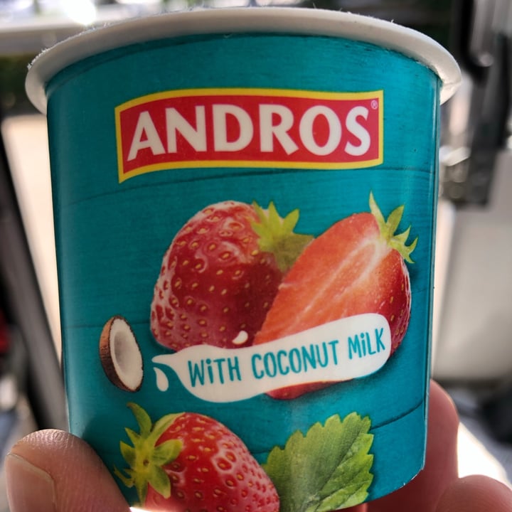 photo of Andros strawberry yoghurt shared by @jasonb01 on  16 Jul 2021 - review