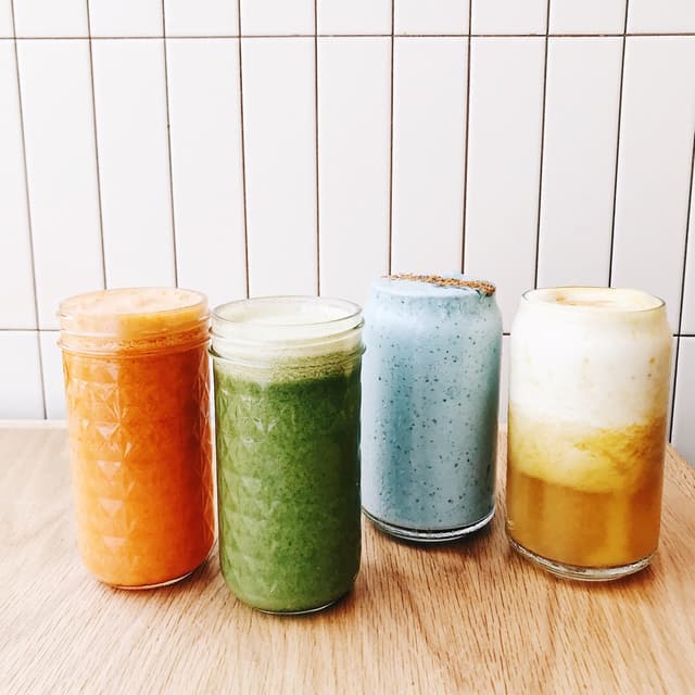 Foto do prato “Blue Magic Smoothie”