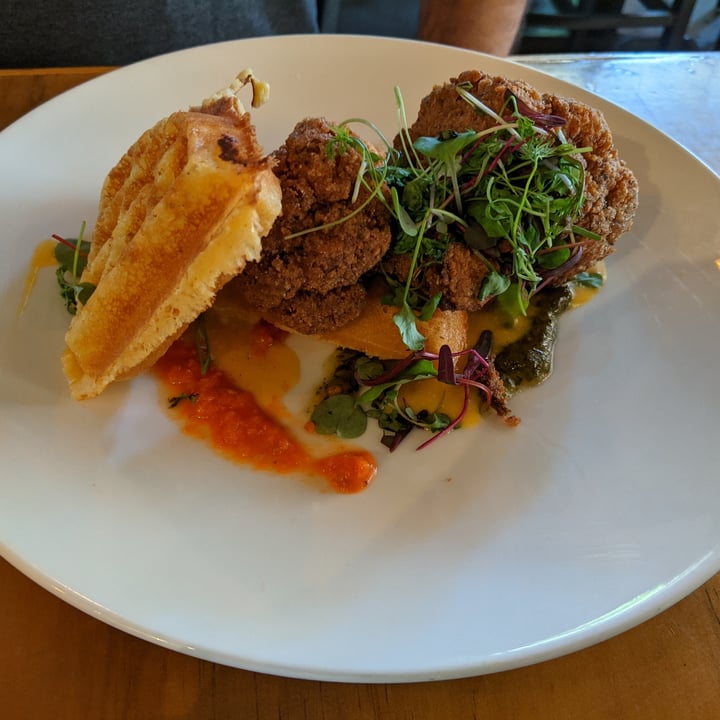 photo of Watercourse Foods Chicken and Waffle shared by @spazmatic6 on  04 Oct 2021 - review