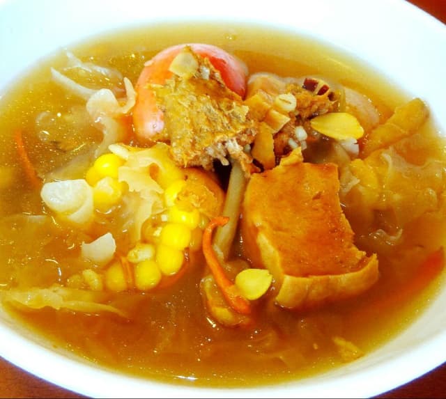 Photo of the dish “White Fungus And Pear Soup”