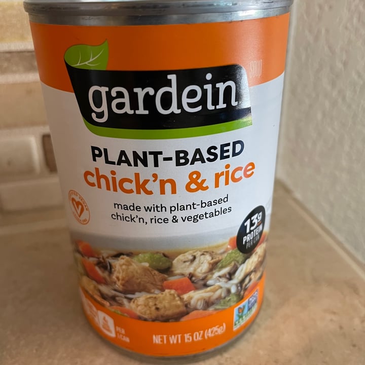 photo of Gardein Chick’n & Rice Soup shared by @veggietable on  08 Jun 2021 - review