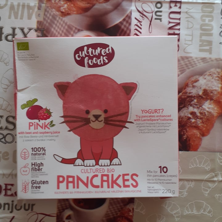photo of Cultured Foods cultured bio pancakes pink shared by @sararota on  07 Sep 2022 - review