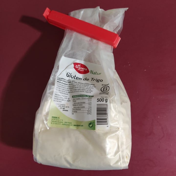 photo of El Granero Integral Gluten De Trigo shared by @marta99 on  03 Nov 2020 - review