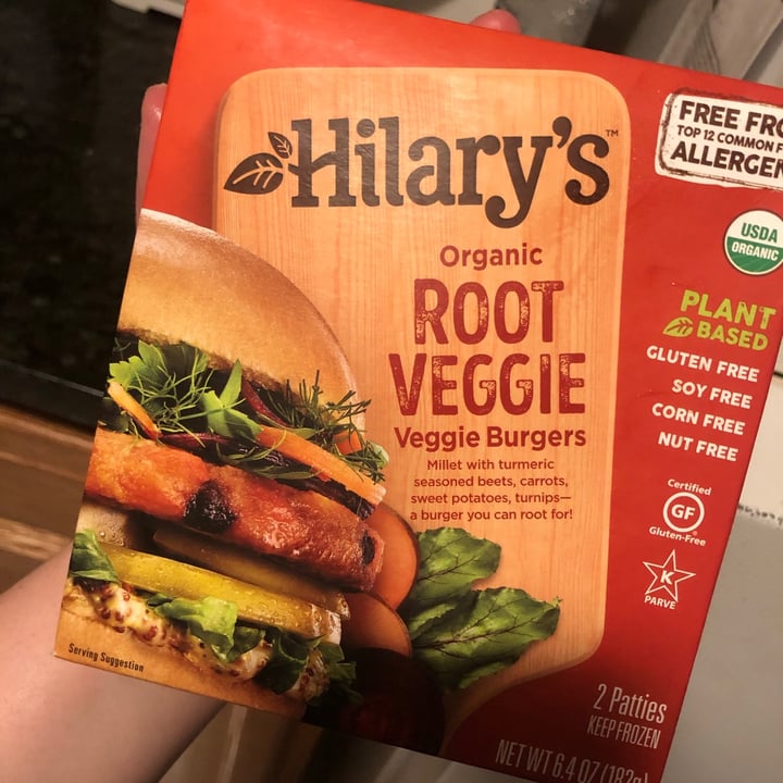 photo of Hilary's Organic Root Veggie Burger shared by @rlovett on  28 May 2020 - review