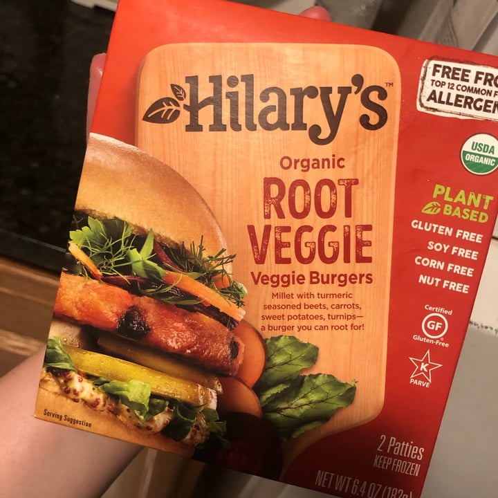 review photo of Hilary's Organic Root Veggie Burger shared by @rlovett on 28 May 2020 - review