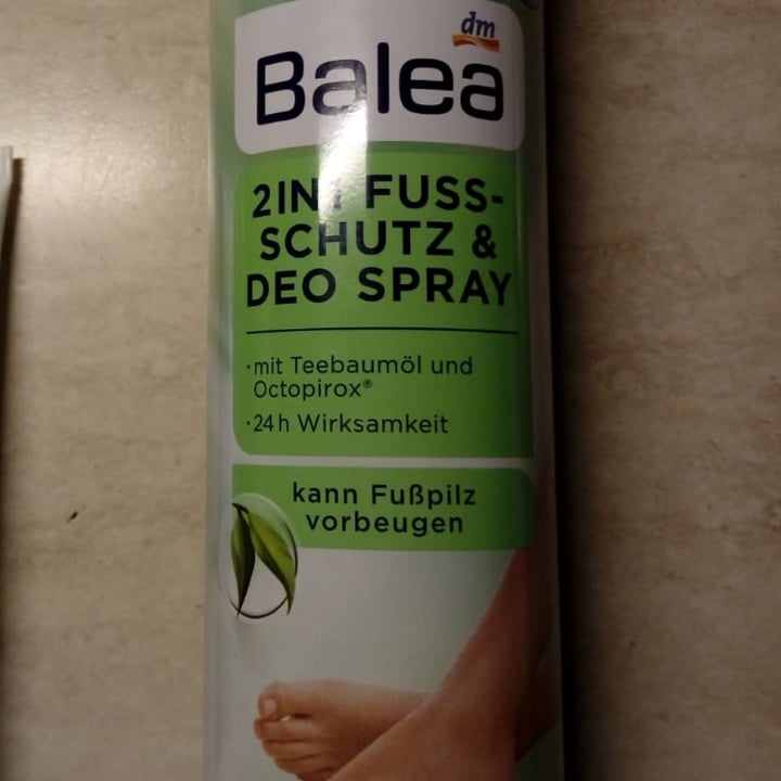 photo of Balea Deodorante piedi shared by @mariaelena on  31 Oct 2021 - review