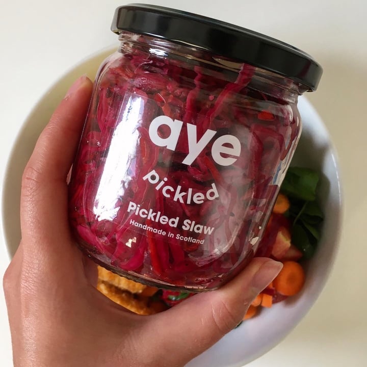 photo of Aye Pickled Beetroot slaw shared by @lindadoesvegan on  04 Aug 2020 - review