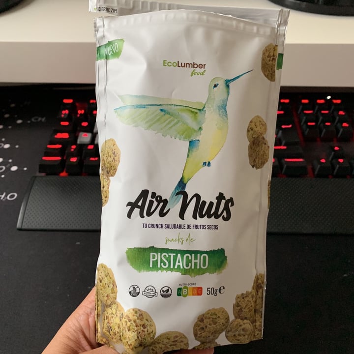 photo of EcoLumber Air nuts snacks de pistacho shared by @mawars on  02 Oct 2020 - review