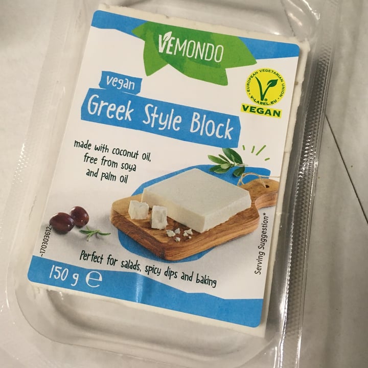 photo of Vemondo Vegan Greek Style Block shared by @theunicornishere on  19 Jan 2022 - review