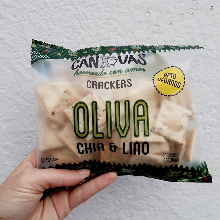 photo of Canvas Crackers De Oliva Chía Y Lino shared by @lalaveg on  12 Dec 2020 - review
