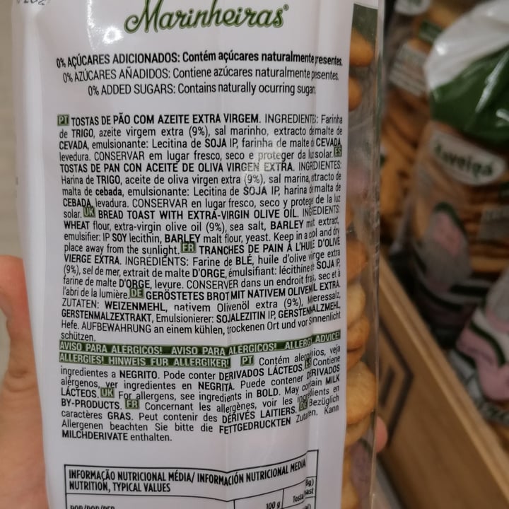 photo of Mariñeiras Galletas Crackers Con Aceite De Oliva Virxe Extra shared by @jaquezbrunetto on  13 May 2022 - review