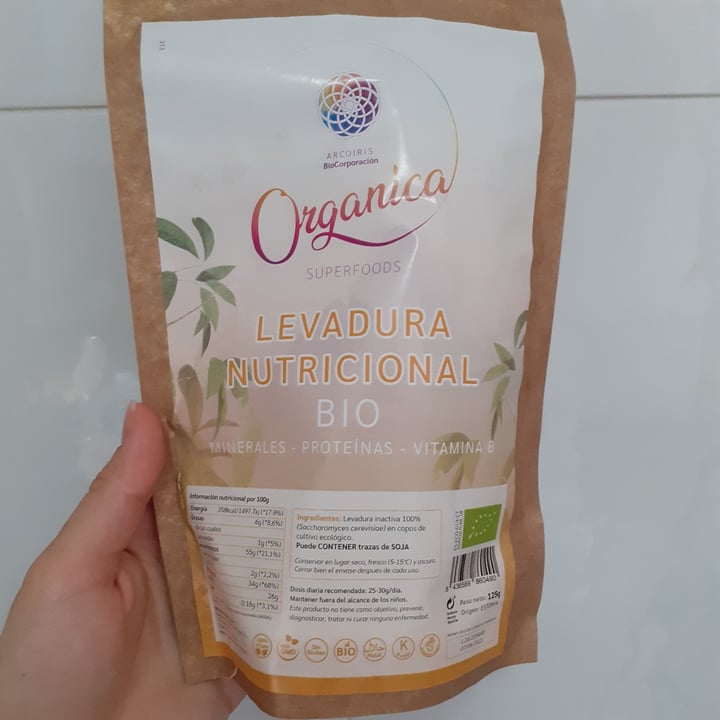 photo of Organica Superfoods Levadura nutricional shared by @mathiasayala on  09 Aug 2020 - review