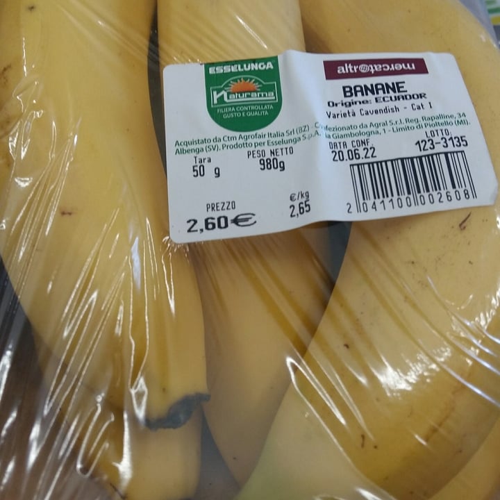 photo of Esselunga naturama Banane altromercato shared by @fiorelladellatorre47 on  23 Jun 2022 - review