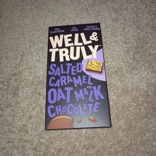 photo of Well & Truly Salted Caramel Oat M&lk Chocolate shared by @supersupergirl on  29 Jan 2022 - review