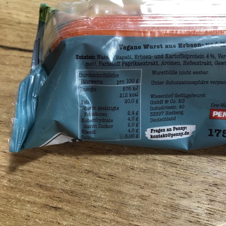 photo of Food For Future Vegane Fleischwurst shared by @david- on  19 Oct 2020 - review