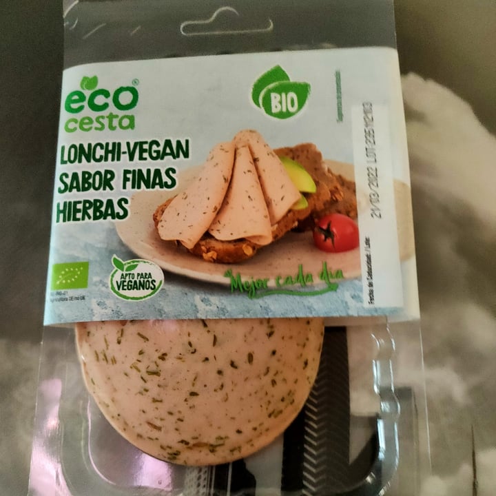 review photo of Ecocesta Lonchas sabor finas hierbas shared by @brujitavegan on 20 Dec 2021 - review