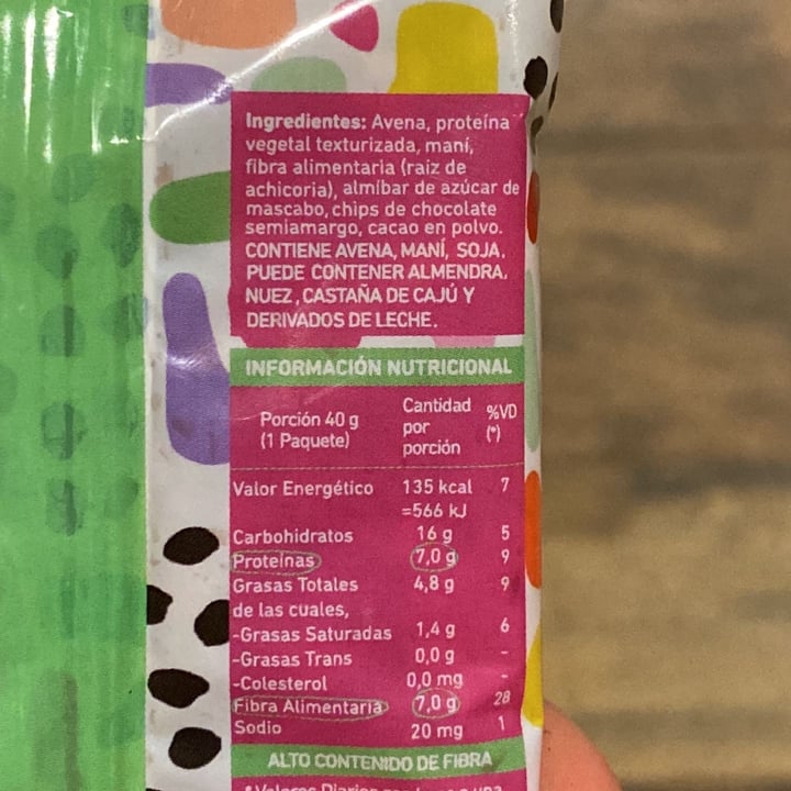 review photo of Integra Barra de Avena Y Chocolate shared by @luciagiacomo on 02 Jul 2022 - review
