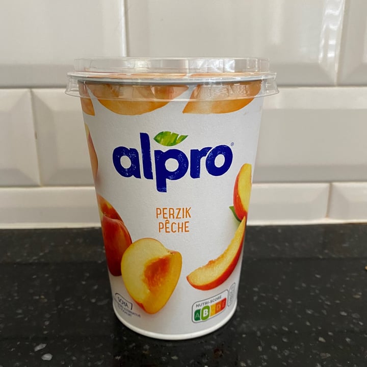 review photo of Alpro Peach Yoghurt shared by @avetylea on 18 Jun 2021 - review