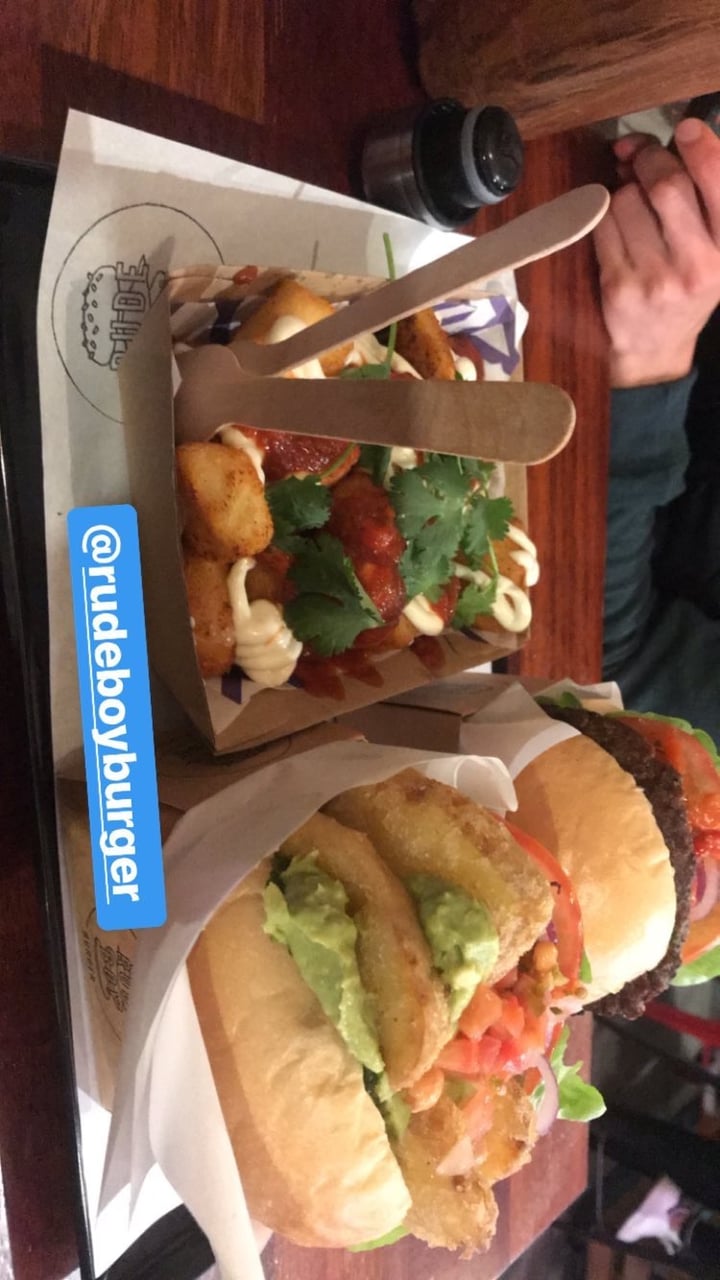 review photo of Rude Boy Burger Vegan latina burger shared by @ryanflexitarian on 12 Oct 2018 - review