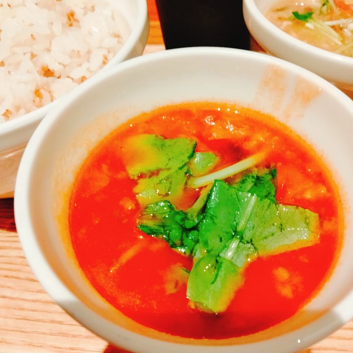 photo of Soup Stock Tokyo ミネストローネと和風スープ shared by @veganmolly on  25 Dec 2021 - review