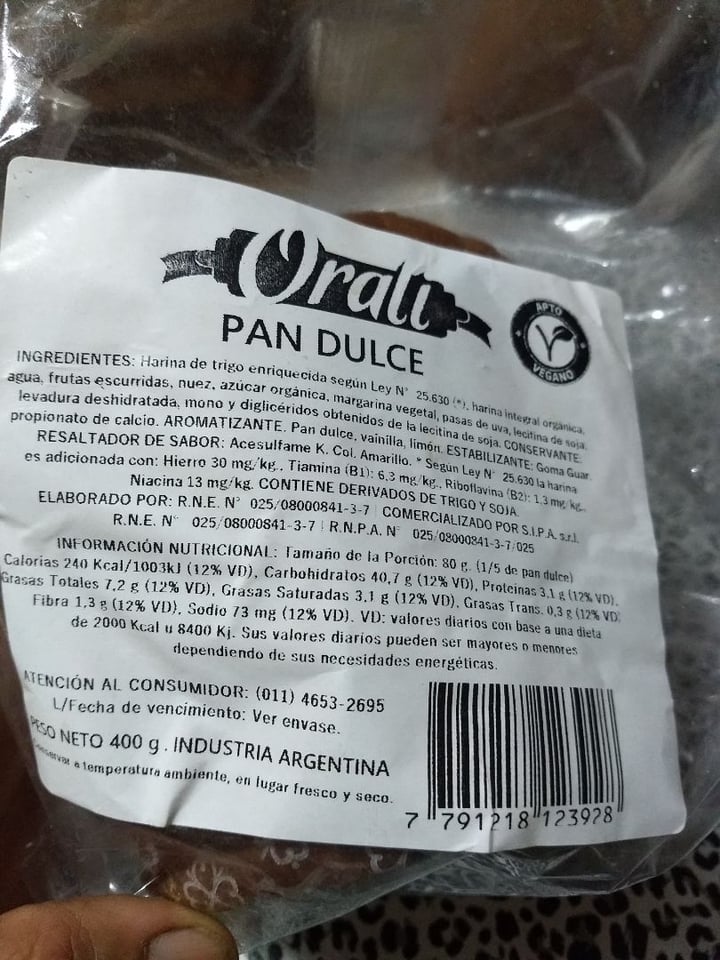 photo of Orali Pan Dulce shared by @patedelentejas on  17 Jan 2020 - review