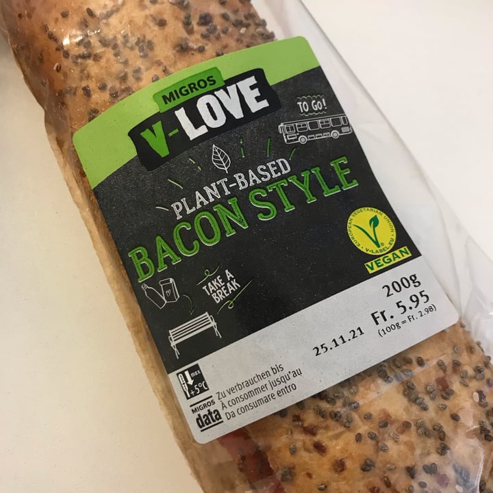 photo of Migros V-Love Bacon style shared by @francius80 on  26 Nov 2021 - review