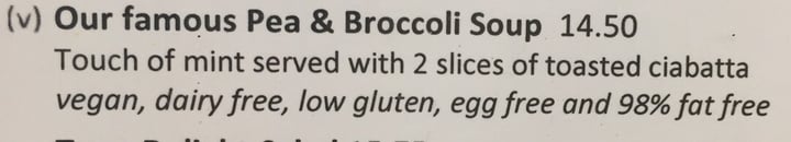 review photo of Café Stockholm Carousel Broccoli & Pea Soup shared by @debzeedoo on 27 Dec 2019 - review
