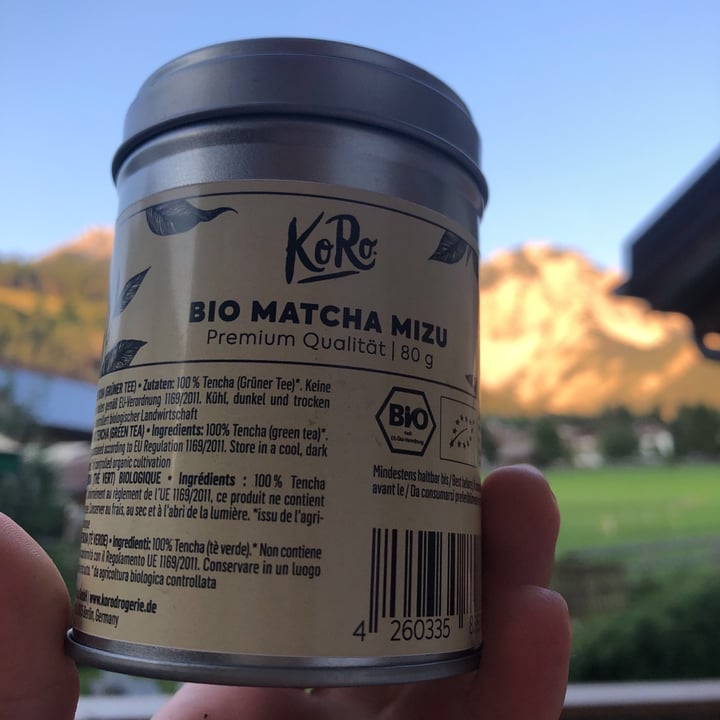 photo of Koro Bio Macha mizu shared by @mariagloriaclara on  12 Aug 2021 - review