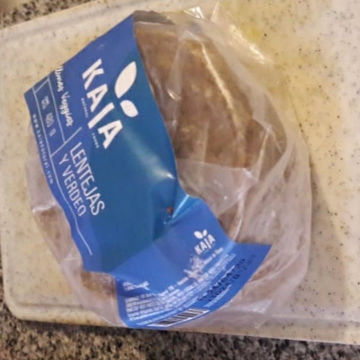 review photo of Kaia Natural Foods Hamburguesa de lentejas y verdeo shared by @valensi on 06 Sep 2020 - review